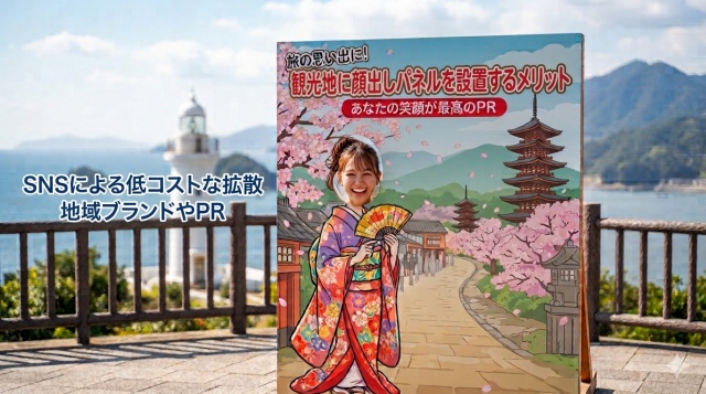 観光地に顔出しパネルを設置するメリット